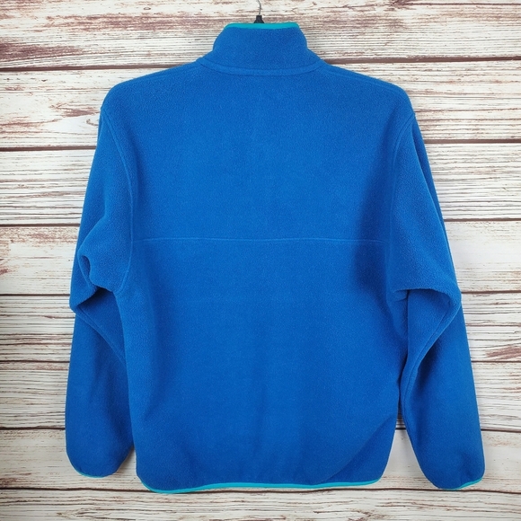 Patagonia Synchilla Mens Medium Blue Fleece Snap-T Lightweight Pullover - Picture 8 of 10